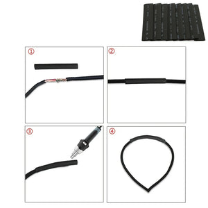 127Pcs Heat Shrink Tube Sleeving Tubing Assortment Kit Electrical