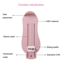 Baby Foot Length Measure Gauge Kids Toddler Shoe Size Boy Girl
