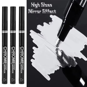 5/1pcs Chrome Pen Marker Mirror Waterproof Paint Repair For Rock