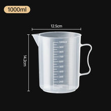 1PC Clear Graduated Measuring Cup Scale Plastic Transparent Mixing Cup