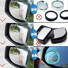 2pcs Car Mirror Wide Angle Car Blind Spot Mirrors 360° Adjustable