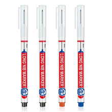 4Pcs/Set 20mm Deep Hole Long Nib Head Markers For Metal Perforating