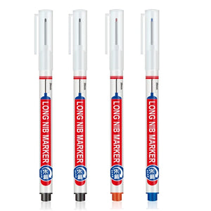 4Pcs/Set 20mm Deep Hole Long Nib Head Markers For Metal Perforating