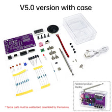DIY FM Radio Electronic Kit  87-108MHz Adjustable Frequency Digital Display Soldering Project Practice Solder RDA5807S