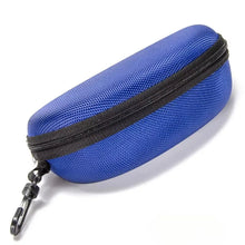 1pc Portable Sunglasses Case Protector Oxford Cloth Hard EVA Zippered