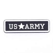 1PCS US Army Logo Shoe Charms PVC Shoe Decorations for Clogs Sandals Wristband Buckles Accessories Unisex Gifts