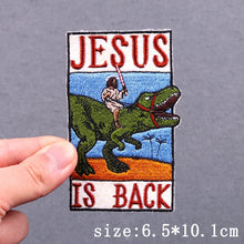 Animal Embroidered Patches For Clothing Hip Hop Patch Iron On Patches On Clothes Punk Embroidery Patch Hook Loop Stickers Badges