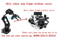 Robotic Arm Kit 6 Dof Programming Robotic Arm DIY kit for Arduino Raspberry Pi Robot For UNO/ESP32 Open Source Code and Tutorial