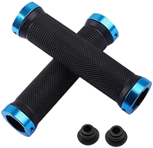 Bicycle Rubber Grips Alloy Lock Non-Slip Rubber Bicycle Handlebar