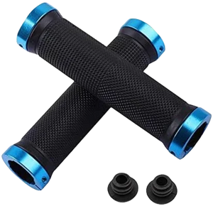 Bicycle Rubber Grips Alloy Lock Non-Slip Rubber Bicycle Handlebar
