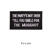 DIY Black White Words Letter Patches For Clothing Embroidered Badge Rock Hippie Iron On Clothes Sticker Badge Appliques Stripes