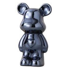 Ceramic Cartoon Teddy Bear Figurine Love Bear Ornament Living Room
