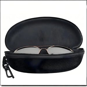 1PC 2025 new sports anti glasses box EVA zipper box Oxford cloth