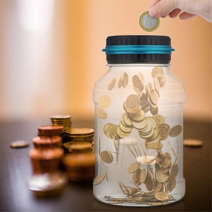 Electronic Piggy Bank Counter Coin Digital LCD Counting Coin Money