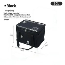 30-42L Tactical Camping Storage Bag Insulated Folding Box Waterproof Picnic Tableware Field Equipment Outdoor Gear Organizer