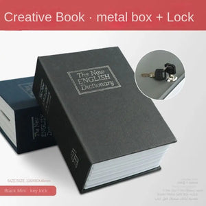 Dictionary Hollow Book Safe Diversion Secret Stash Booksafe Lock & Key