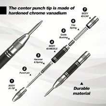 Automatic center punch locator center punch automatic center punch