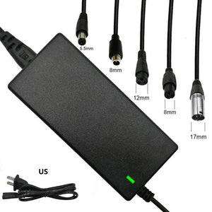 Brand New Power Adapter AC 100-240V Black DC 42V 2A Electric Scooter