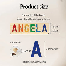 Custom Name Puzzle For Kids Personalized, Customized Wooden Name Puzzles For Toddlers 1-3,