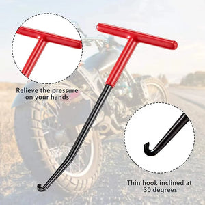 1pc Motorcycle Exhaust Spring Hook T Shaped Handle Exhaust Pipe Spring