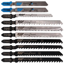 10Pcs  Metal Fine Tooth Scroll Saw Blades for Aluminum Woodworking -