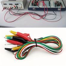 10PCS Alligator Clips Electrical DIY Test Leads Alligator Double-ended