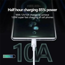 10A Mobile Data Cable 120W Super Fast Charging Type-C Durable Wire