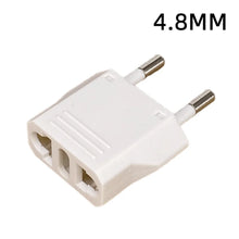 1-50pcs EU Euro KR Plug Adapter US to EU Plug Adapter Travel KR EU