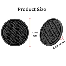 2pcs Car Cup Holder Anti-Slip Coasters Premium PVC Car Coasters
