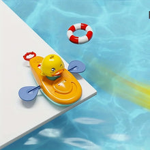 1 Pc Little Yellow Duck Kayak Toy Swimming Pool Bathroom Toy 1 Pc
