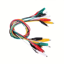 10PCS Alligator Clips Electrical DIY Test Leads Alligator Double-ended