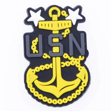 1PCS US Army Logo Shoe Charms PVC Shoe Decorations for Clogs Sandals Wristband Buckles Accessories Unisex Gifts