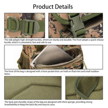 Camouflage Backpack Outdoor Hiking Camping Travel Rucksack with Multiple Pockets