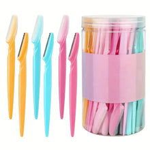 10/40Pcs Eyebrow Trimmer Face Blade Shaver Portable Eye Brow Epilation