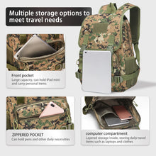 Camouflage Backpack Outdoor Hiking Camping Travel Rucksack with Multiple Pockets