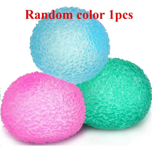 1Pc Squishy Multicolor Texture Ice Ball Squeeze Toy for Kids Adult