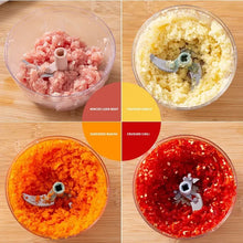 1pc Pink/Blue 500ML/900ML Household Kitchen Garlic Chopper Mashed Hand