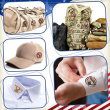 Tondiamo Veteran Pins Bulk US Patriotic Military Lapel Pin 5 Style Army Veteran Badge for Military Gift Favor