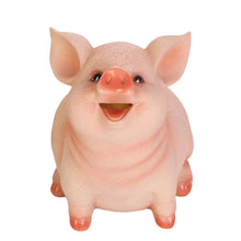 Children Cute Pig Piggy Bank Desktop Resin Piggy Bank Coin Saving Box