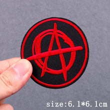Animal Embroidered Patches For Clothing Hip Hop Patch Iron On Patches On Clothes Punk Embroidery Patch Hook Loop Stickers Badges