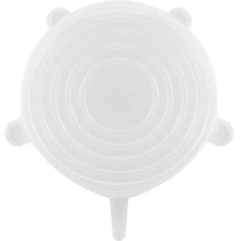 6Pcs/Set Transparent Silicone Kitchen Utensils Fresh-keeping Stretch