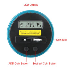 Digital LCD Counting Electronic Counting Piggy Bank For USD EURO Money