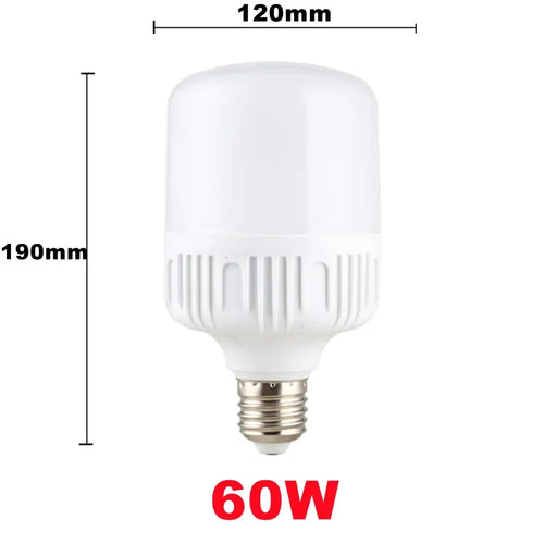 100W E27 LED Screw Mouth Light 220V High Brightness Light Bulb White