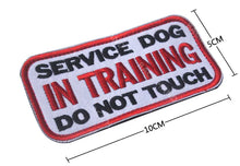 Pet Service Dog In Training SECURITY PATCH BADGES Therapy Dog PET DO NOT EMOTIONAL SUPPORT Patches for DOG PET Harness Vest
