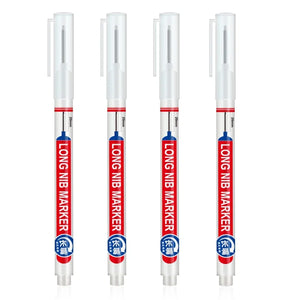 4Pcs/Set 20mm Deep Hole Long Nib Head Markers For Metal Perforating