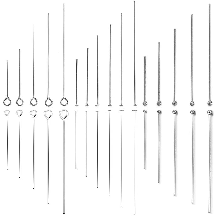 100Pcs/Lot Stainless Steel Headpin Diy Jewelry Accessories Earrings