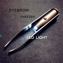1pc Portable Stainless Steel Smart Design Eyebrow Hair Remove Tweezer