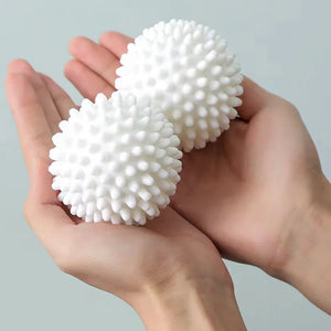 4/6pcs TPR Anti Winding Laundry Ball Circular Pure White Magic
