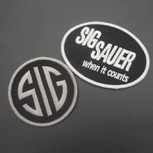 SIG SAUER Tactical Military Morale Patches Embroidery Badge with Hook Backing for Backpack Jackets Hat Decoration