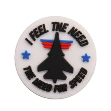 New 1pcs PVC Shoe Charms Fit Wristband Dynamite Grenade Gun Speed Comply Hole Slipper Decoration Shoe Accessories Kid Gift